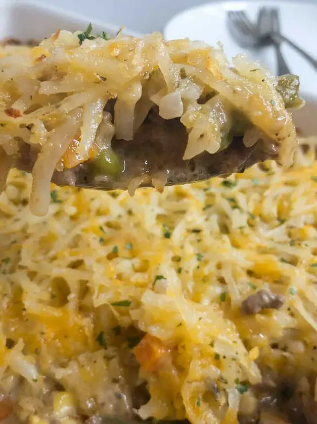 Hashbrown Hamburger Casserole