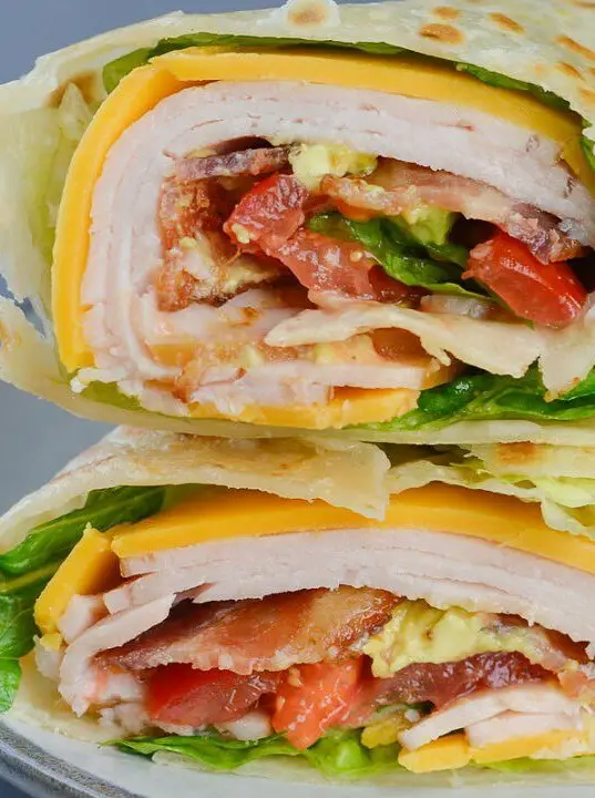 California Turkey Club Wrap