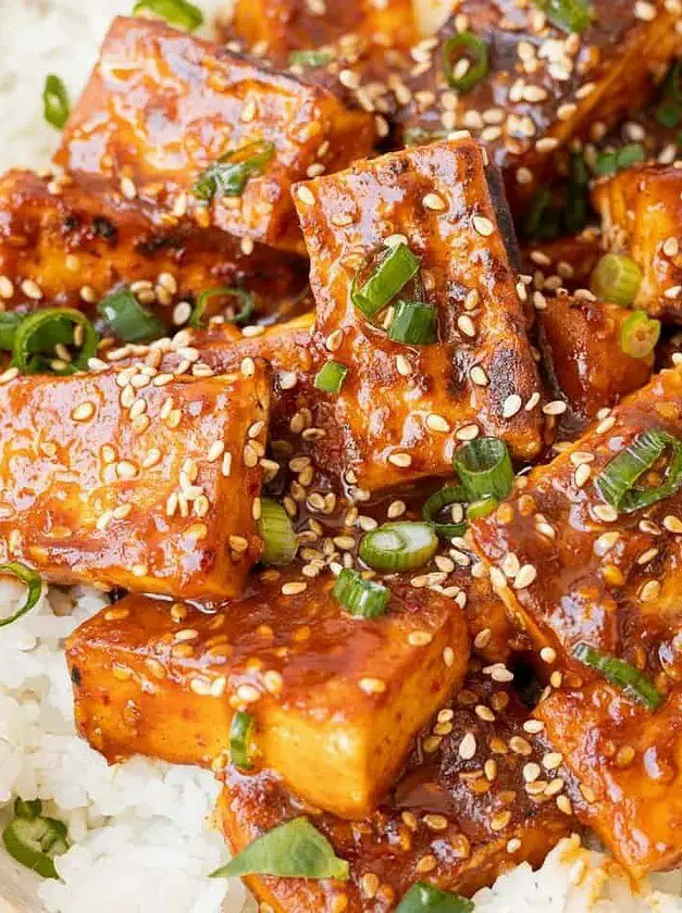 Spicy Gochujang Sesame Tofu