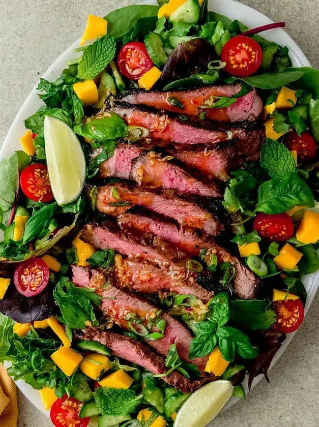 Thai Beef Salad with Mango