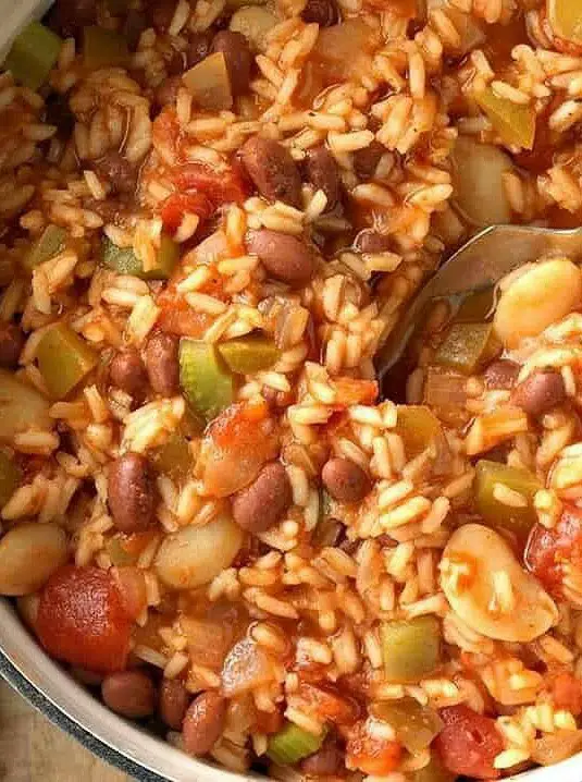 Vegetarian Dutch Oven Jambalaya