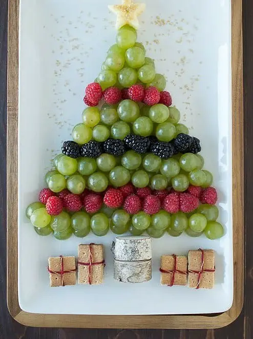 Christmas Tree Fruit Platter