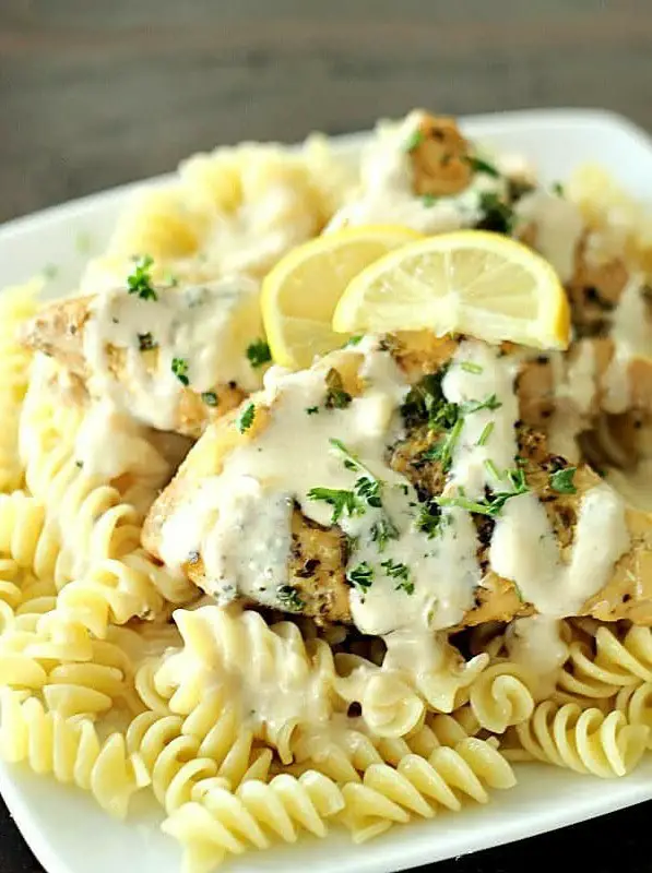 Slow Cooker Creamy Lemon Chicken