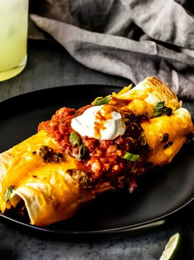 Elk Breakfast Enchiladas