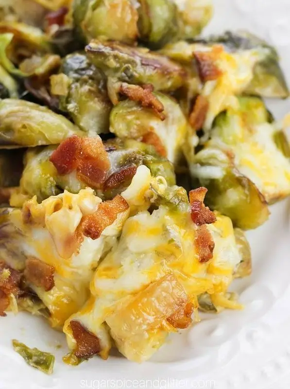 Cheesy Brussel Sprout Bake