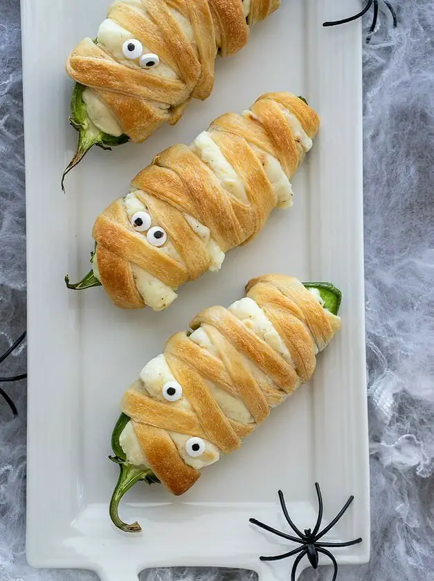 Mummy Jalapeno Poppers