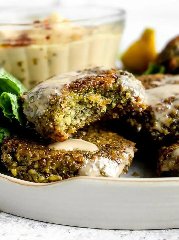 Baked Lentil Falafel