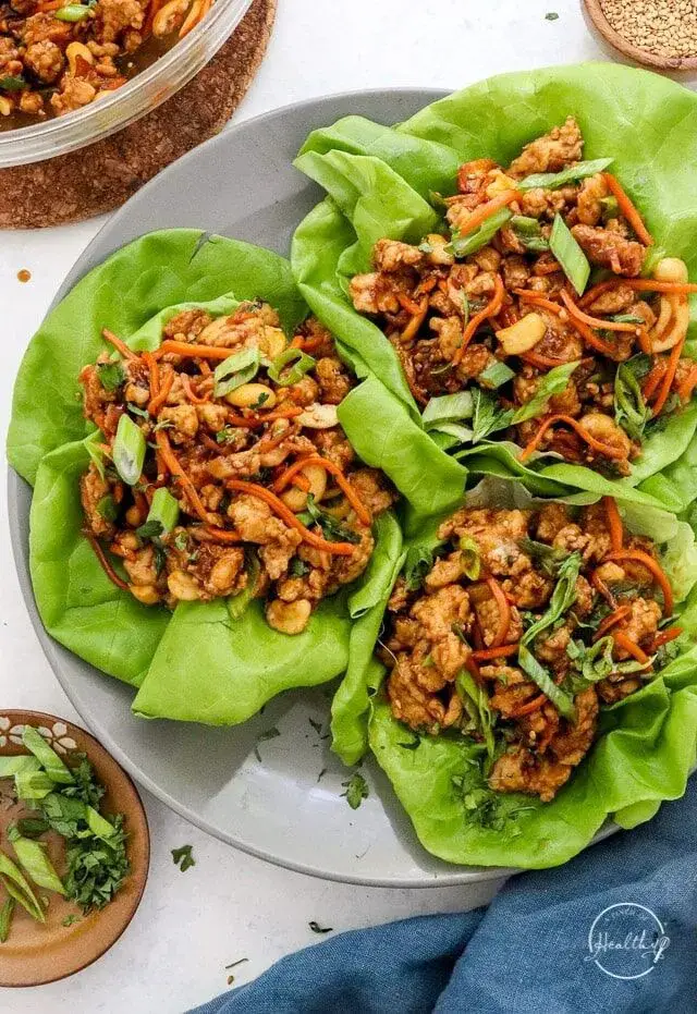 THAI CHICKEN LETTUCE WRAPS