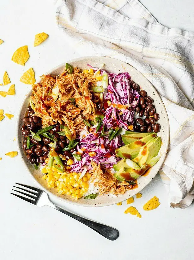 Easy BBQ Chicken Bowl