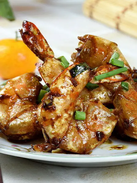 Cantonese Style Pan-fried Shrimps