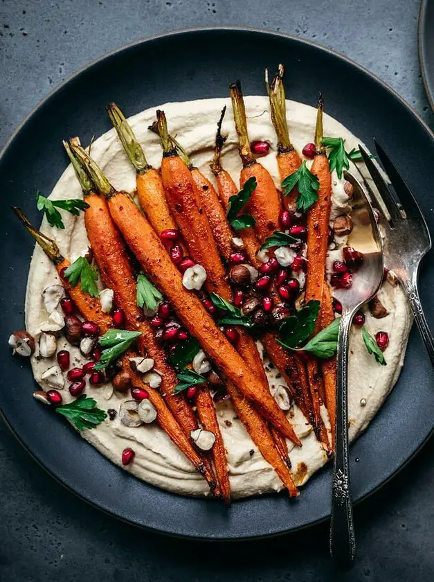 Harissa Roasted Carrots