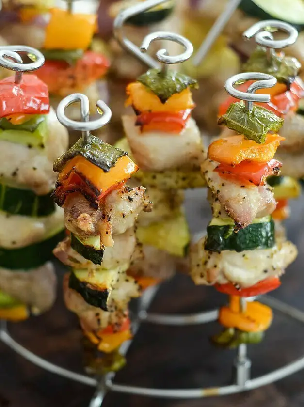 Ninja Foodi Chicken Kabobs