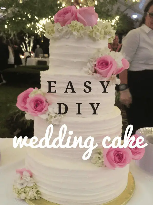 Easy DIY Wedding Cake