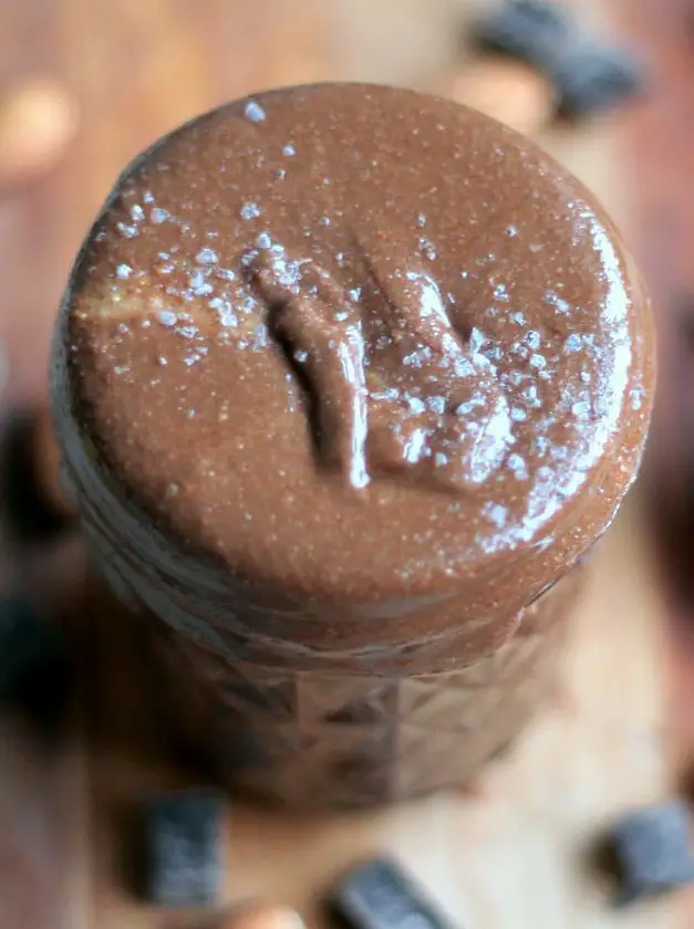 Homemade Salted Dark Chocolate Almond Butter