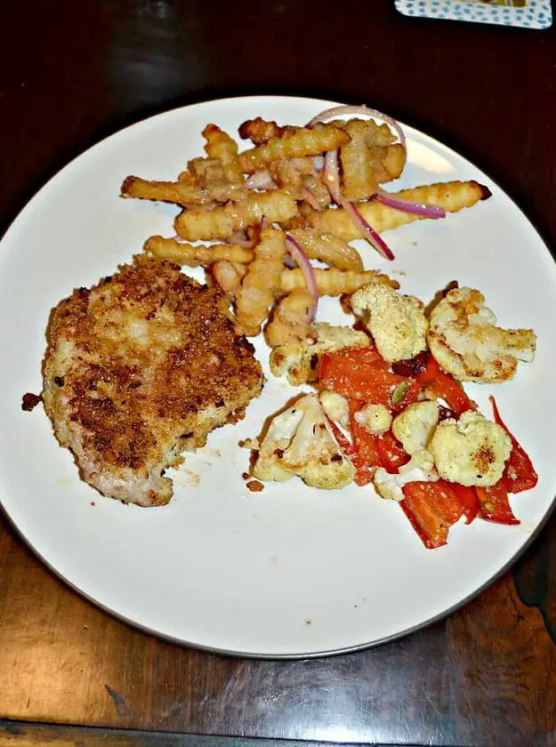 Saltine Crusted Pork Chops