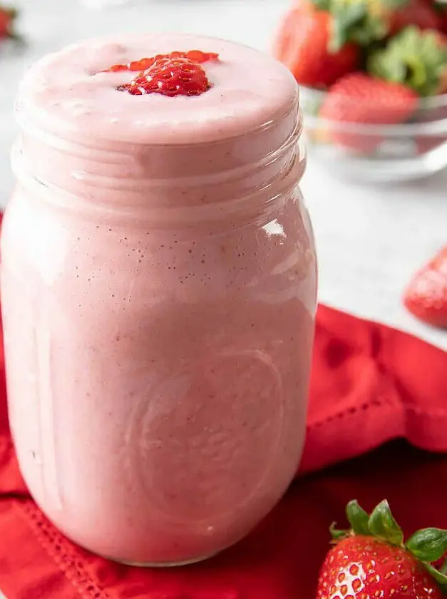 Strawberry Vegan Protein Shake