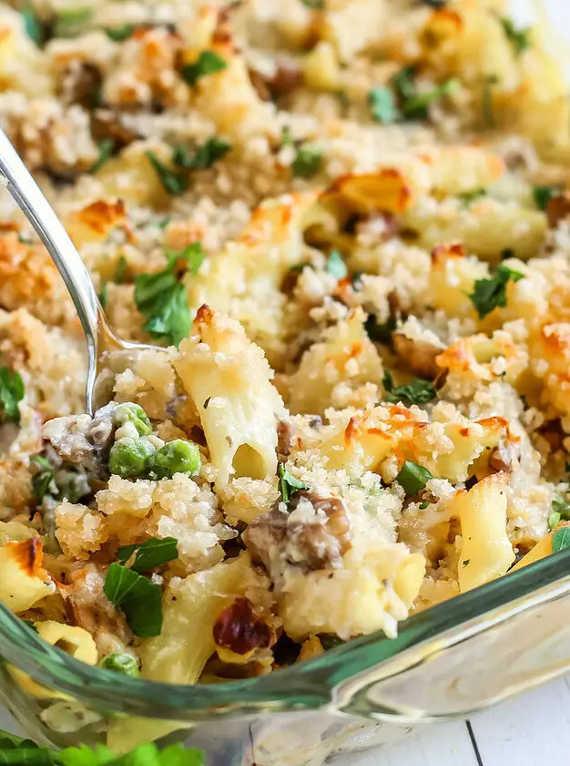 Creamy Leftover Turkey Casserole