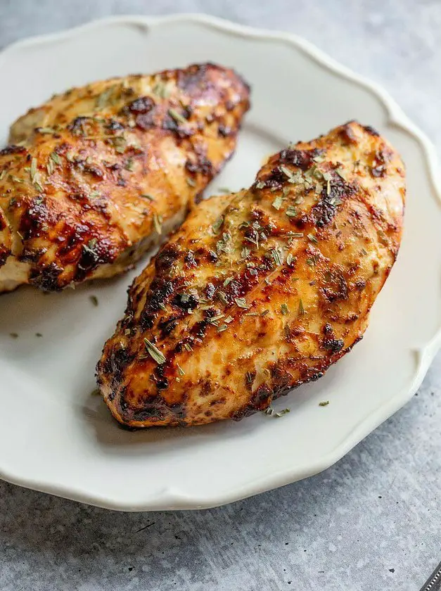 Air Fryer Honey Dijon Chicken Breasts