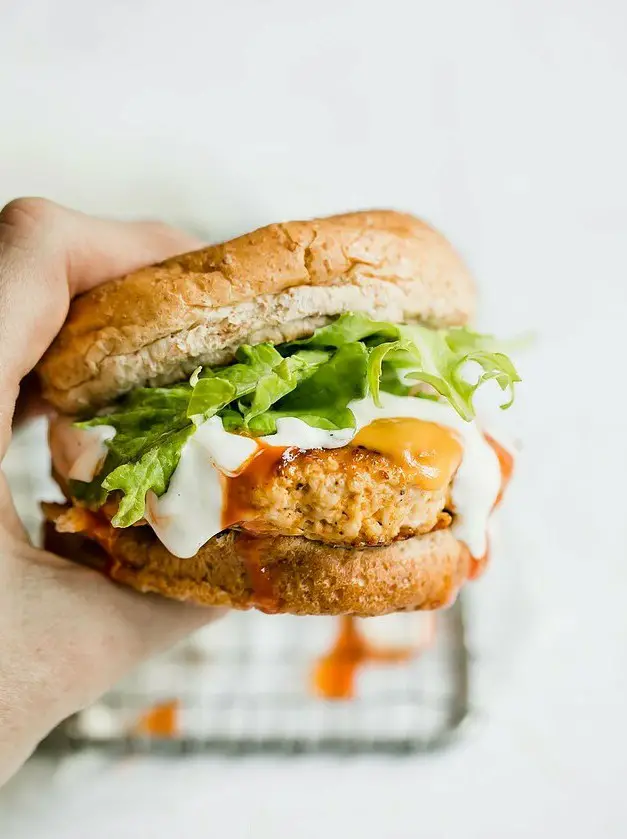 Buffalo Chicken Burgers