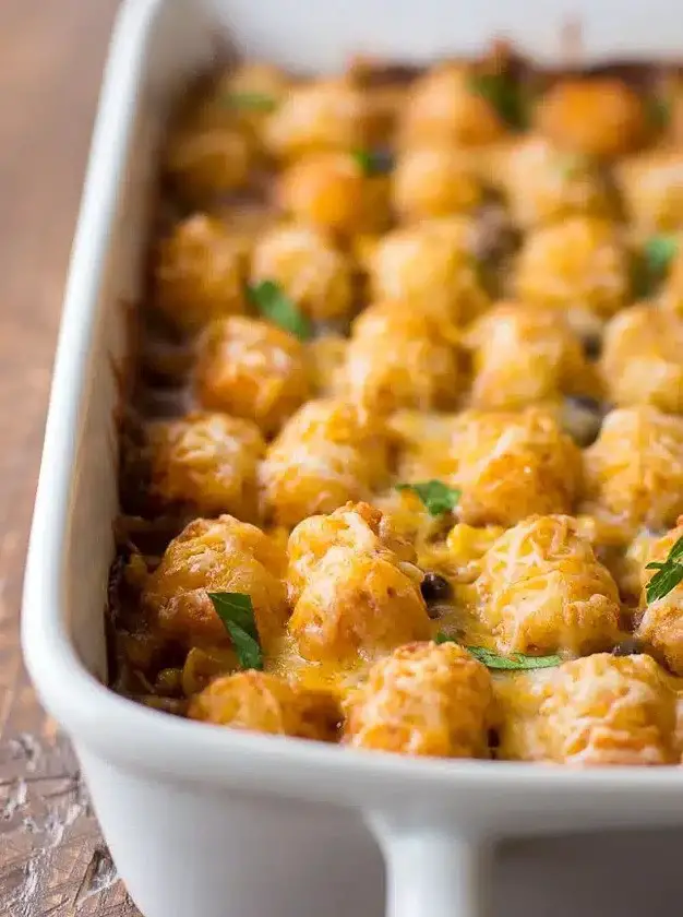 Mexican Tater Tot Casserole