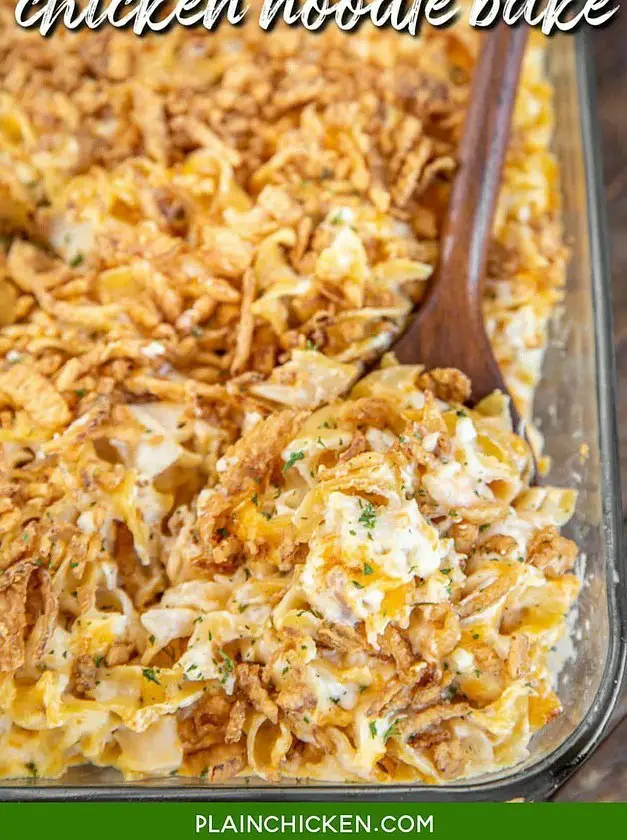 Million Dollar Chicken Noodle Bake