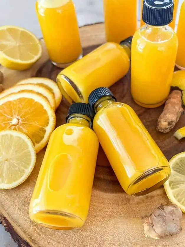 Citrus Ginger Immunity Shots