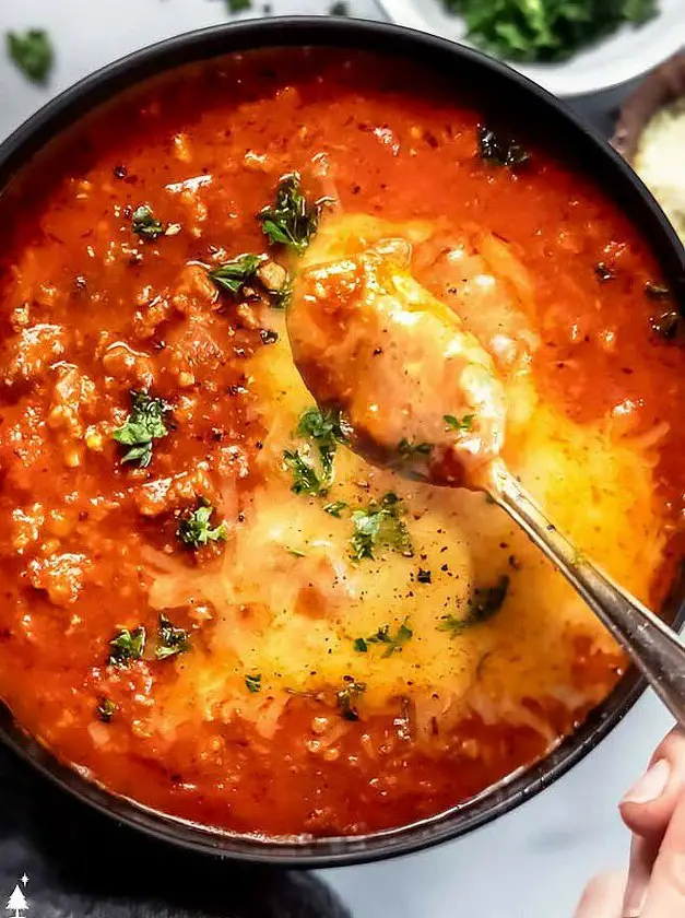 Keto Lasagna Soup