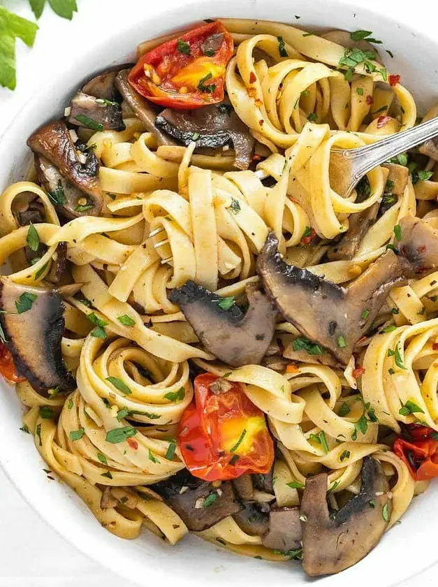 Vegan Mushroom Pasta