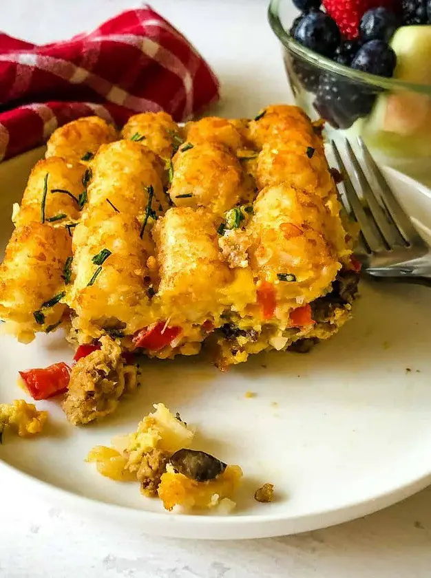 Tater Tot Breakfast Casserole