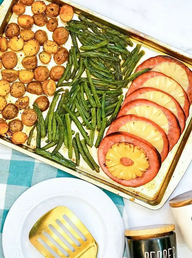 Sheet Pan Ham Dinner