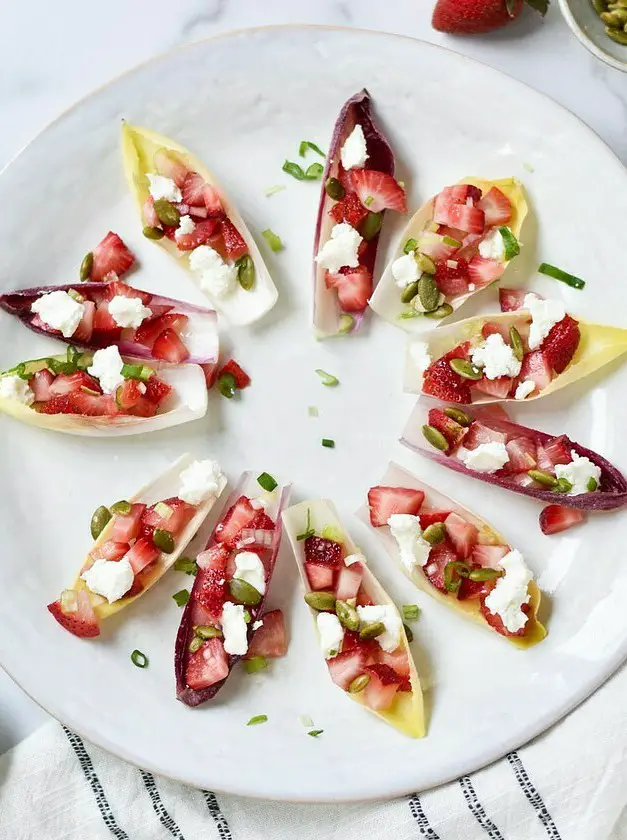 Endive Appetizer with Strawberry Relish