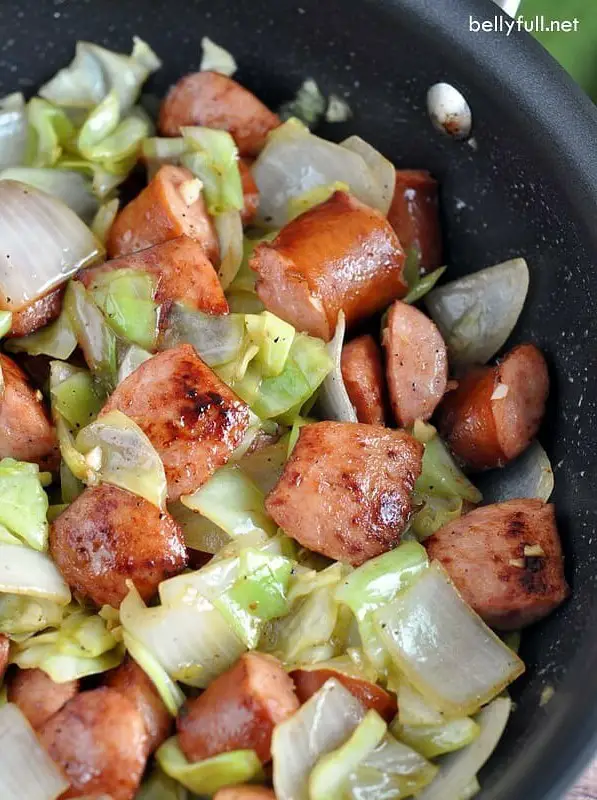 Kielbasa and Cabbage Skillet