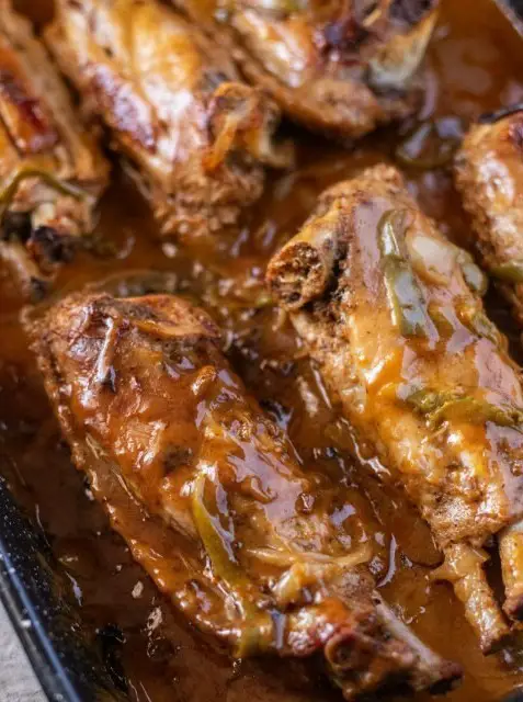 Smothered Turkey Wings