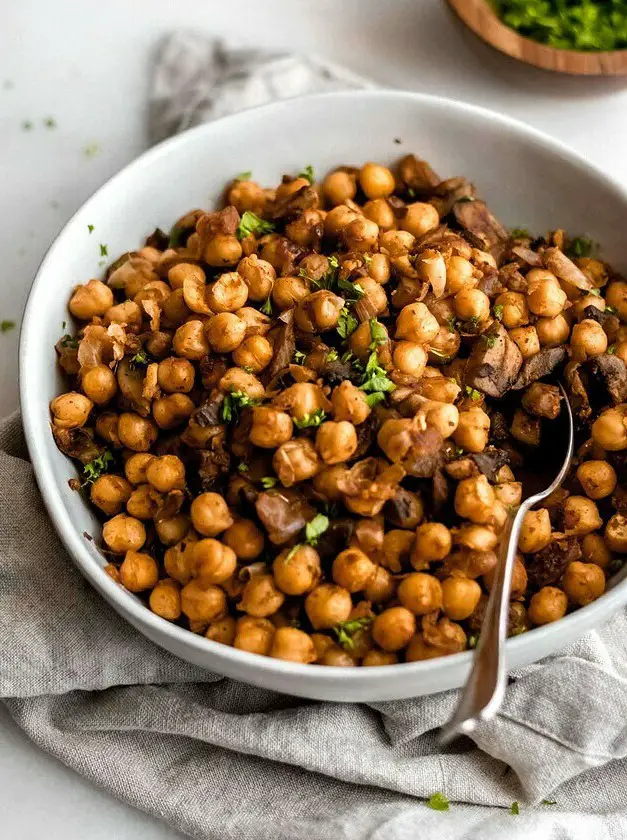 Quick and Easy Spiced Chickpeas