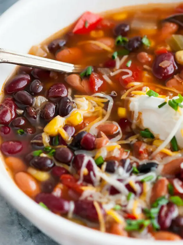 Slow Cooker Three Bean Chili