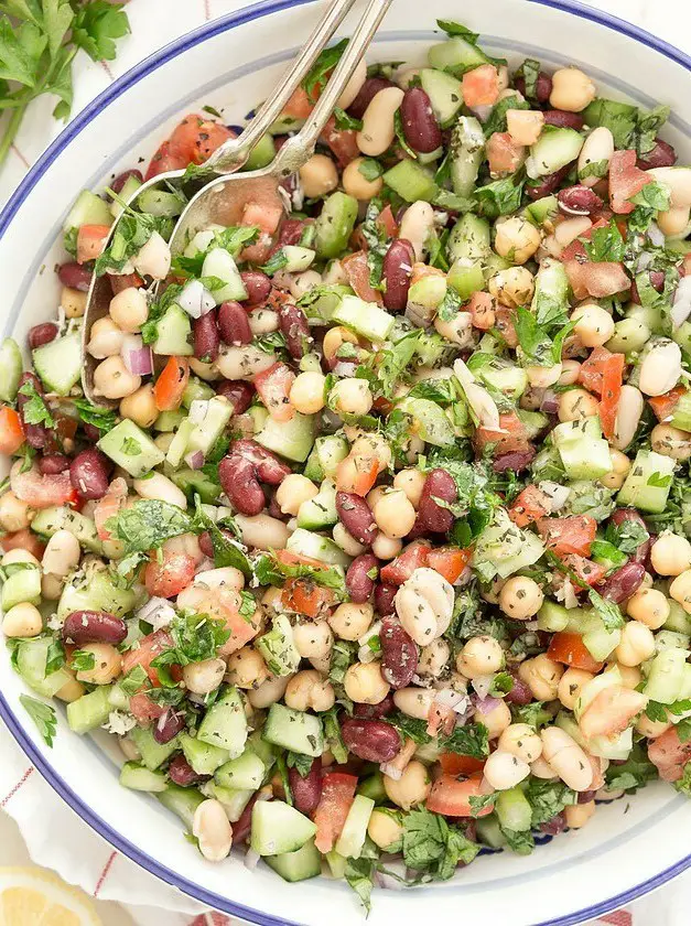 Mediterranean Bean Salad