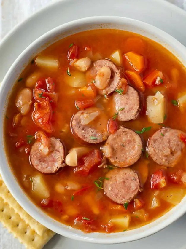 Crock Pot Kielbasa Soup