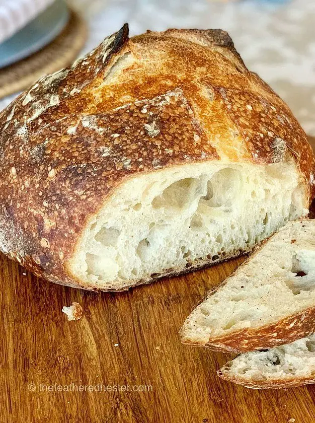 Easy Overnight Sourdough Bread