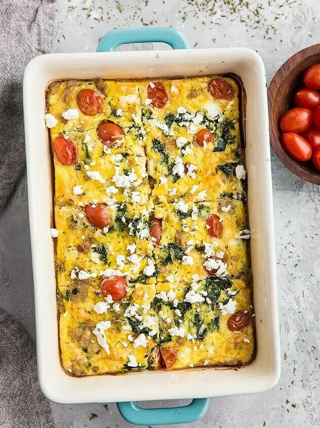 Mediterranean Breakfast Casserole