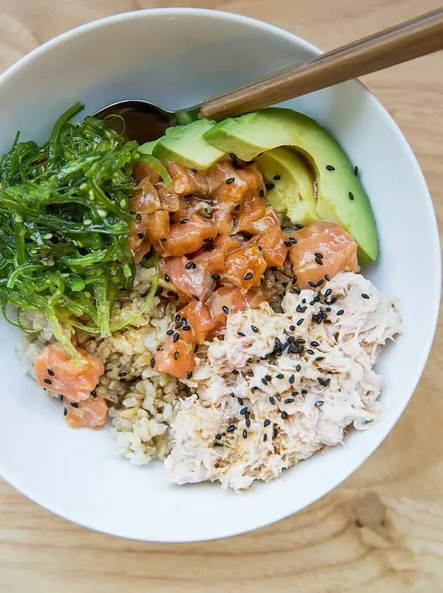 Salmon Poke Bowls