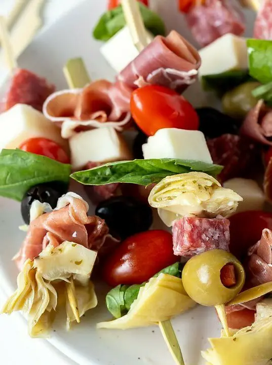 Easy Antipasto Skewers