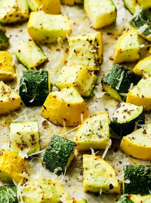 Roasted Squash and Zucchini