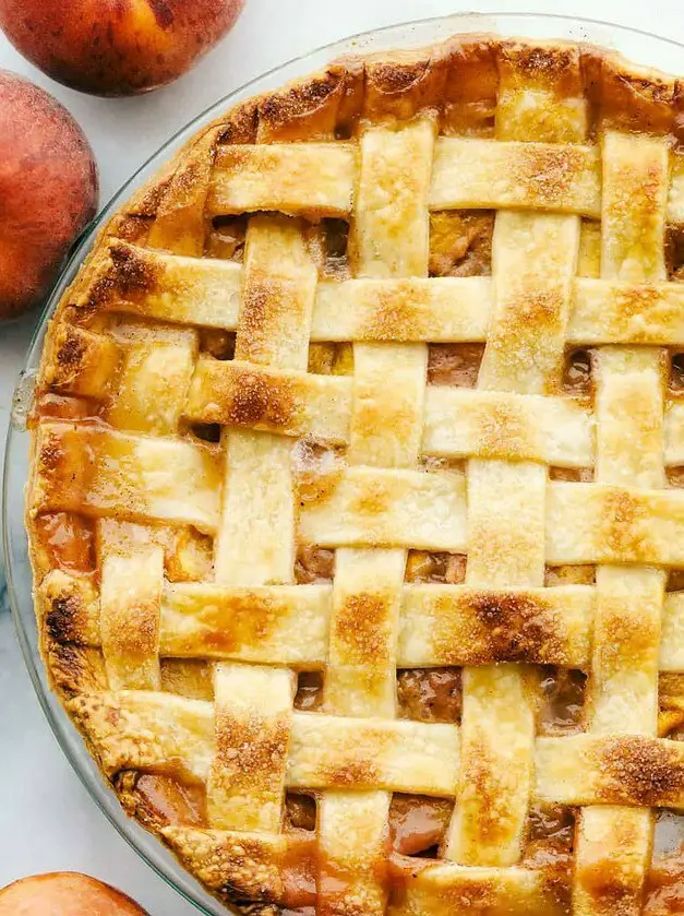 Homemade Peach Pie