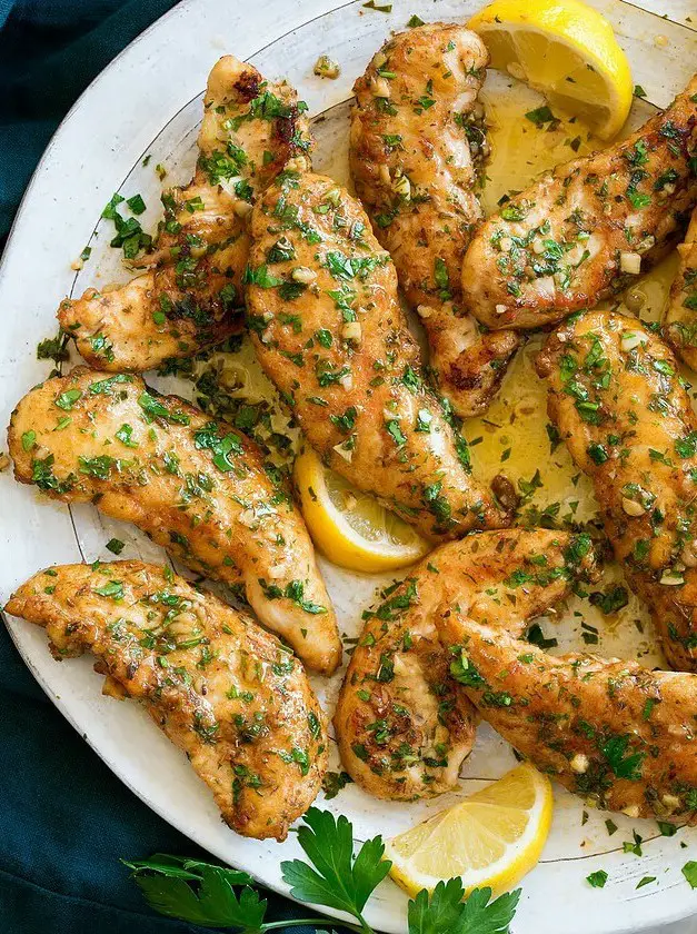 Lemon Butter Chicken Tenders