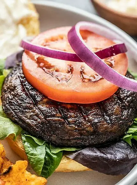 Marinated Portobello Mushroom Burgers