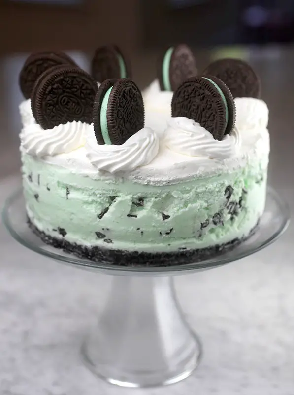 Oreo Mint Chip Ice Cream Cake