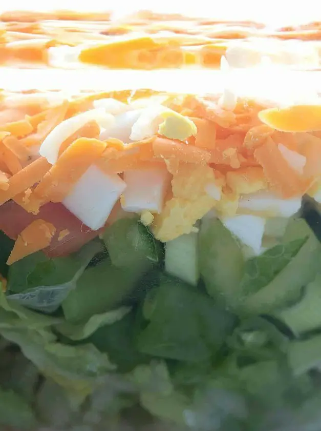 Keto Seven Layer Salad