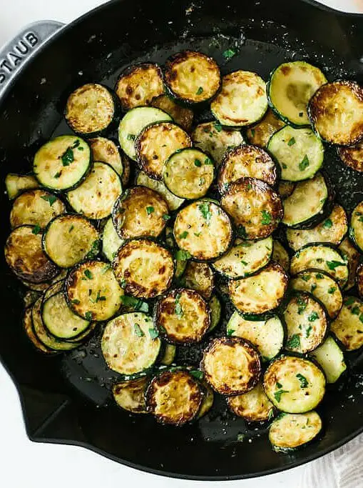 Parmesan Truffle Sauteed Zucchini