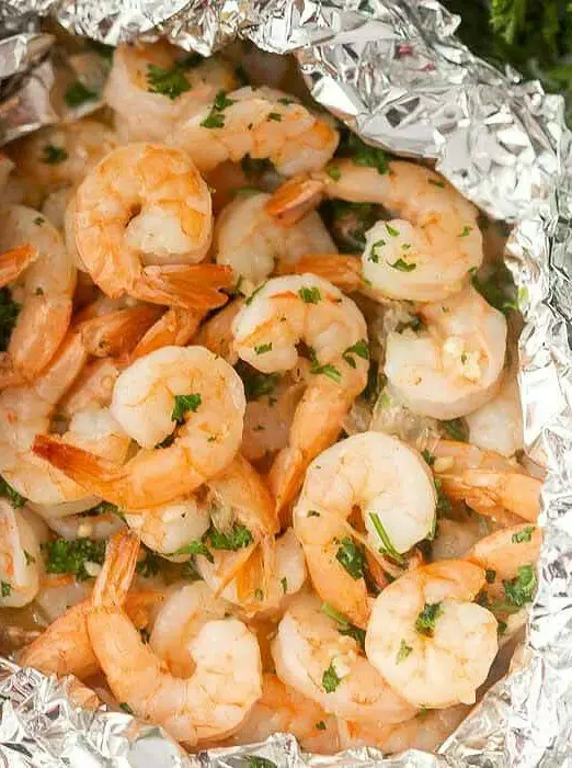 Grilled Shrimp Foil Packet