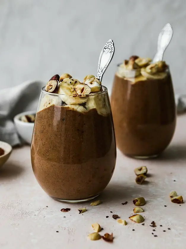 Chocolate Banana Chia Seed Pudding